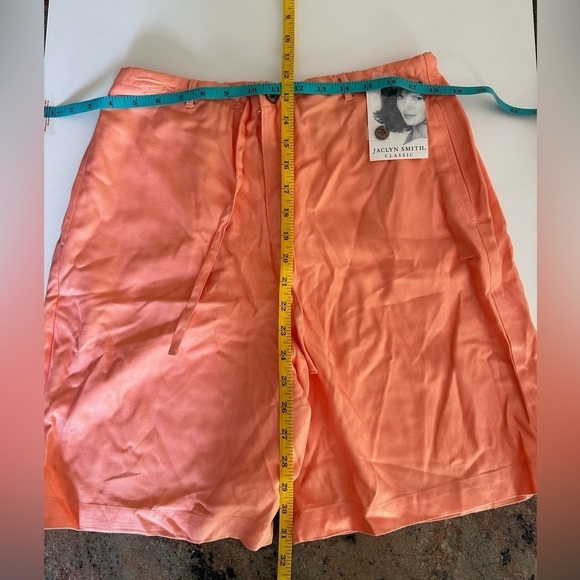 Jaclyn smith classic comfy casual light shorts light peach coral color medium - Picture 1 of 5
